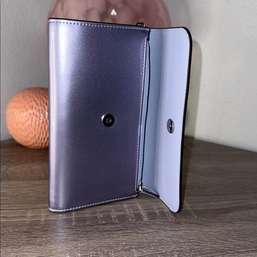 Kate Spade Metallic Lilac Wristlet NWOT - Picture 7 of 15